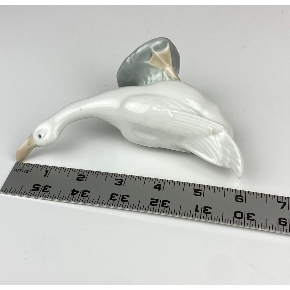 Vintage NAO Lladro Spain White Goose Duck Handmade Porcelain Figurine 1978 DT182 - Picture 5 of 5